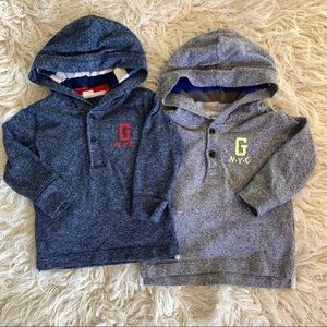 Two Knit Pullover Hoodies